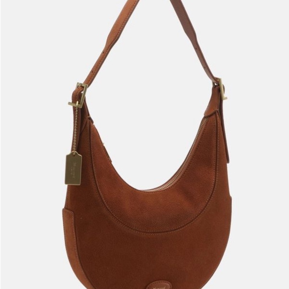 Elegant Tan Moncrief Suede Hobo Bag